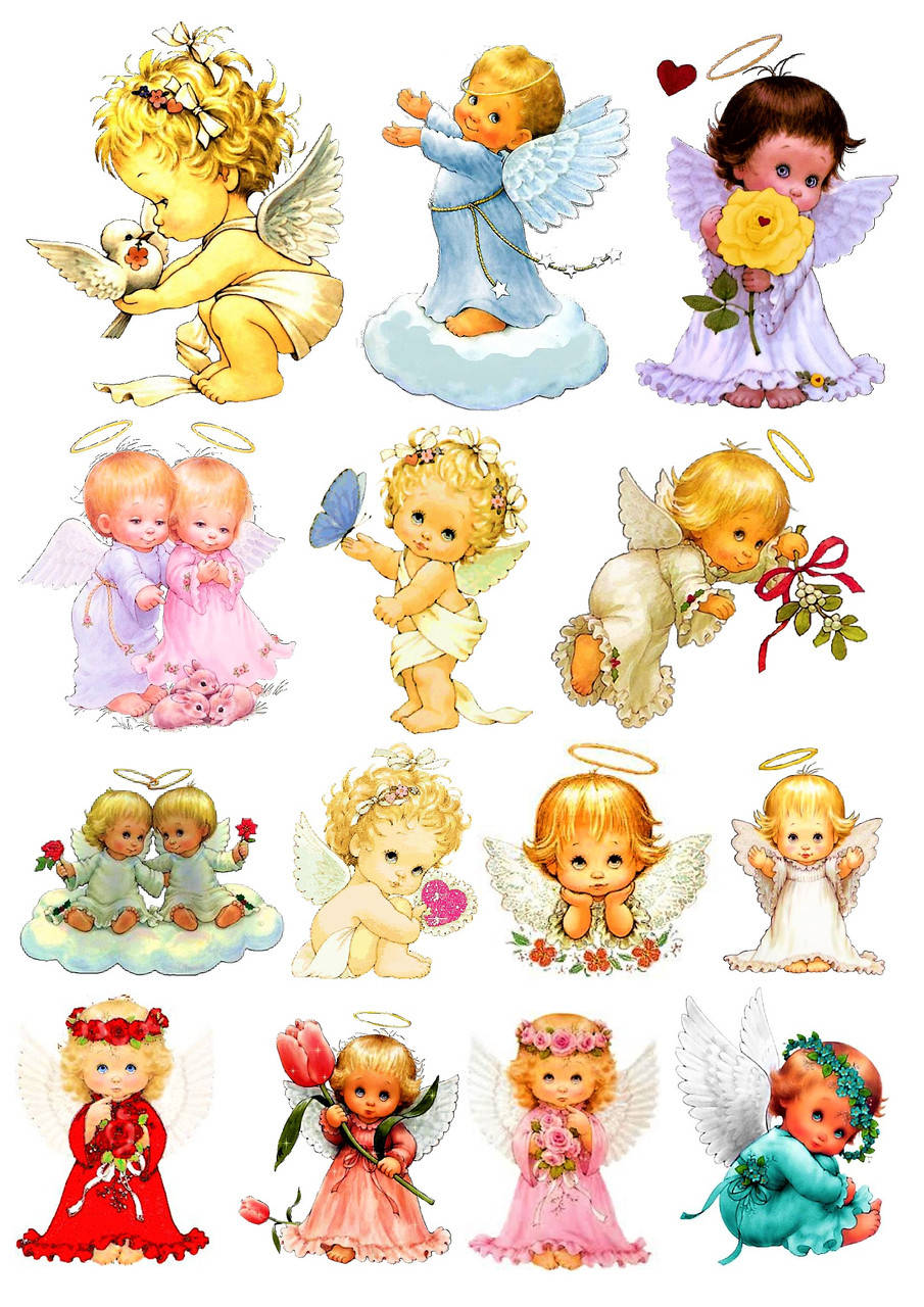 

Вафельная картинка "Ангелы"6