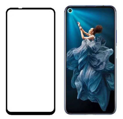 

3D Стекло Huawei P40 Lite с рамкой ( Хуавей П40 Лайт ), Черный