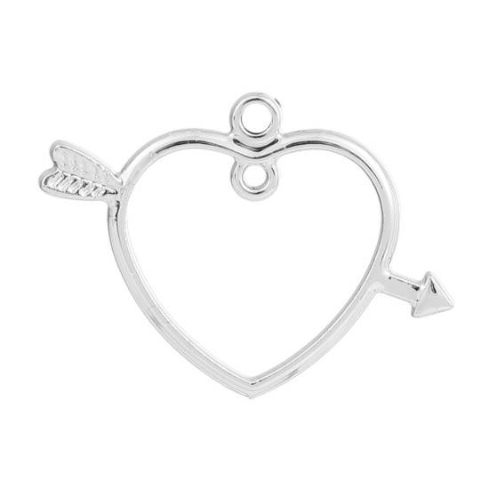 

Коннектор Finding Сердце стрела рамка Металл 32 мм x 24 мм