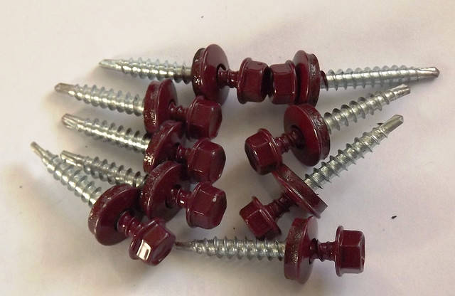 

Саморез кровельный, по дереву SDS 4,8Х35 мм, RAL 3005, саморез для профнастила