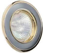 

Светильник врезной HDL 16002R поворотный MR-16 хром мат.-золото. DELUX .