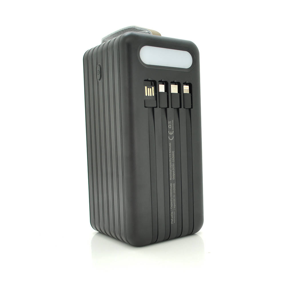 

Power bank PLO-4U80 80000mAh, Black, Blister