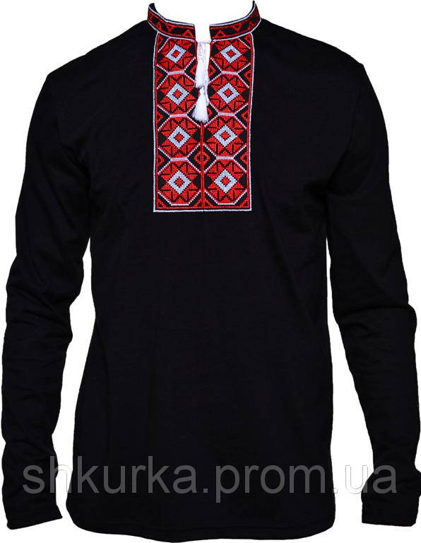 

Мужская вышитая футболка (длинный рукав)