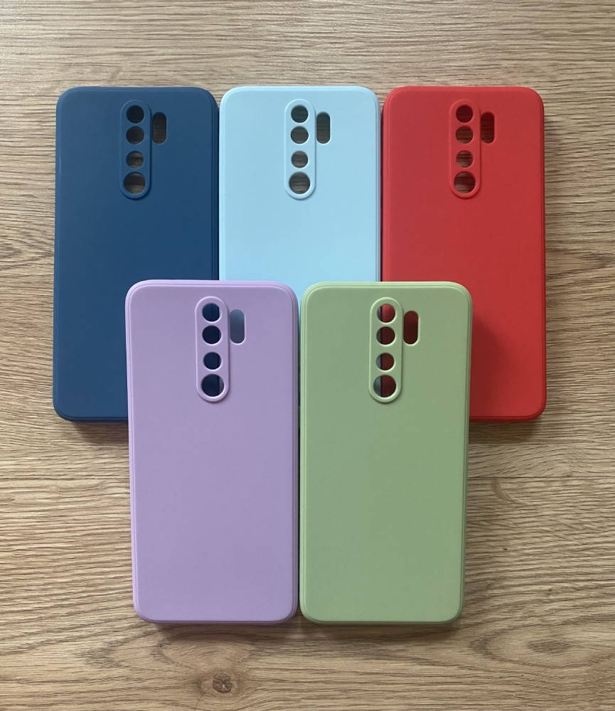 

Силиконовый чехол бампер для Xiaomi Redmi Note 8 Pro, Разные цвета