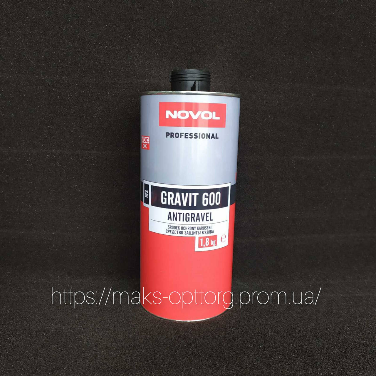 

Гравитекс Gravit 600 Novol, 1,8л, черный