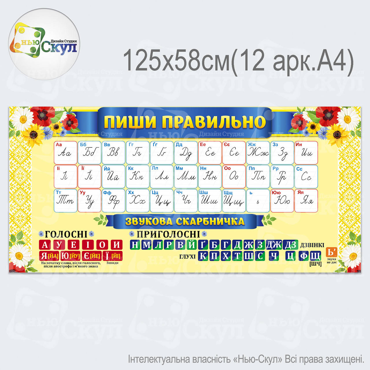 

Постер "Абетка та скарбничка звуків"