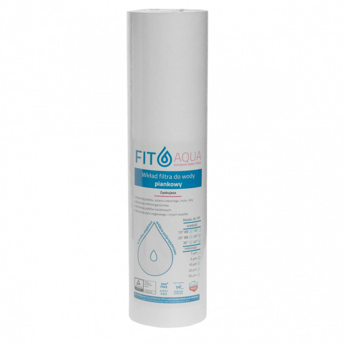 

Полипропиленовый картридж для очистки воды FITaqua AC-PP-10-1