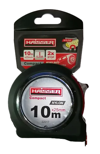 

Рулетка измерительная Compact 10 м x 25 мм Haisser