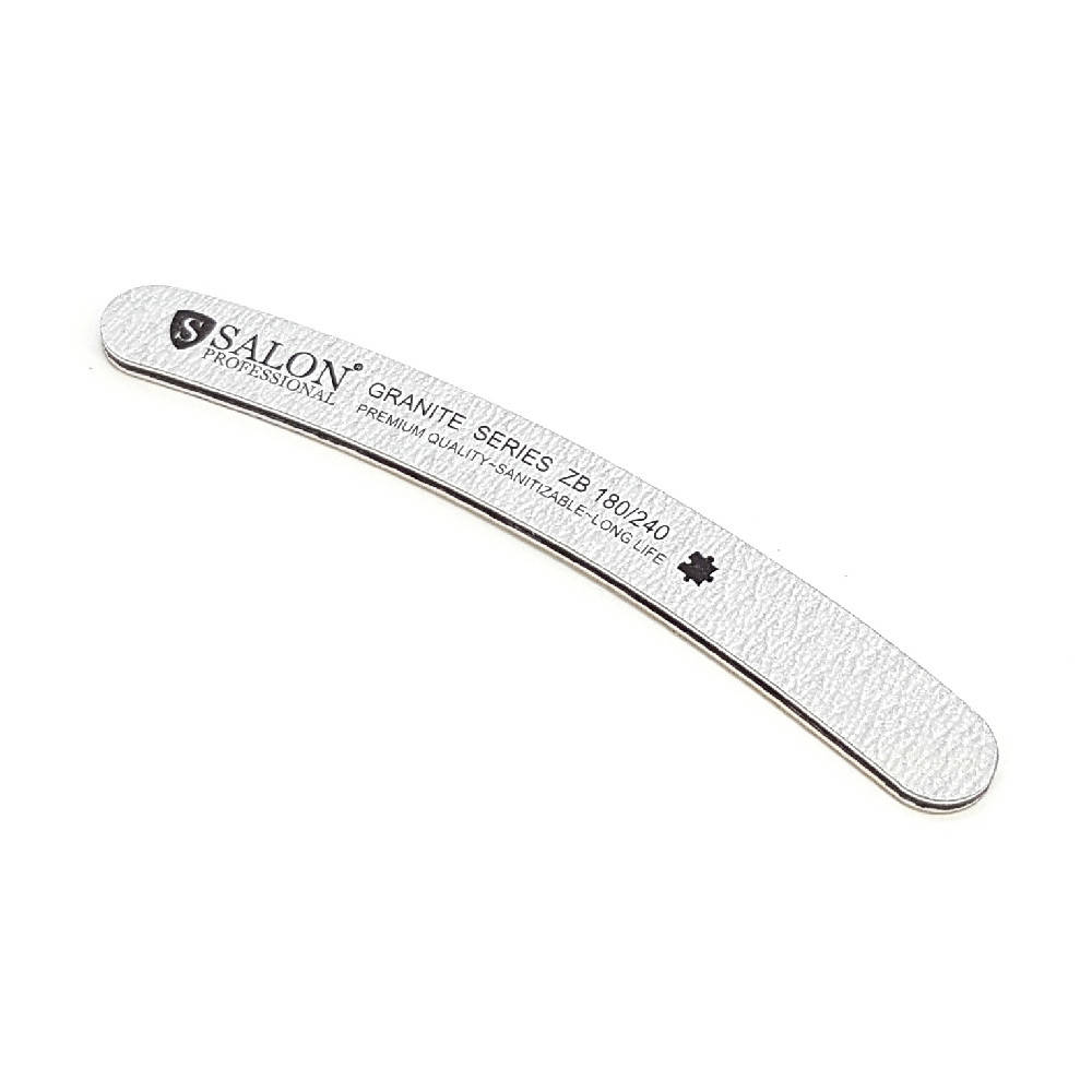 

Пилка для ногтей Salon Professional GRANITE Series 180/240, банан