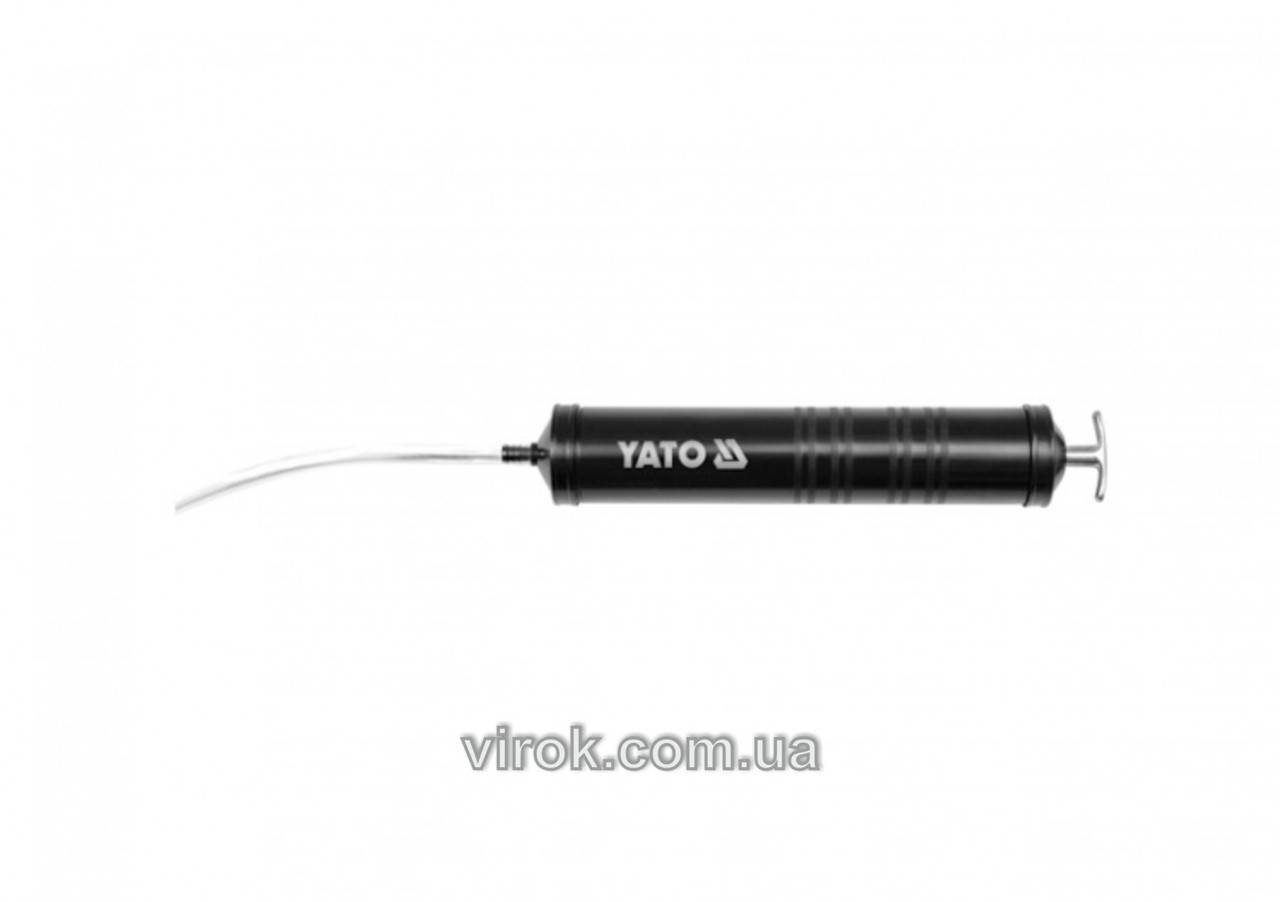 

Шприц ручний YATO для відсмоктовування оливи V=0.5 л YT-0708