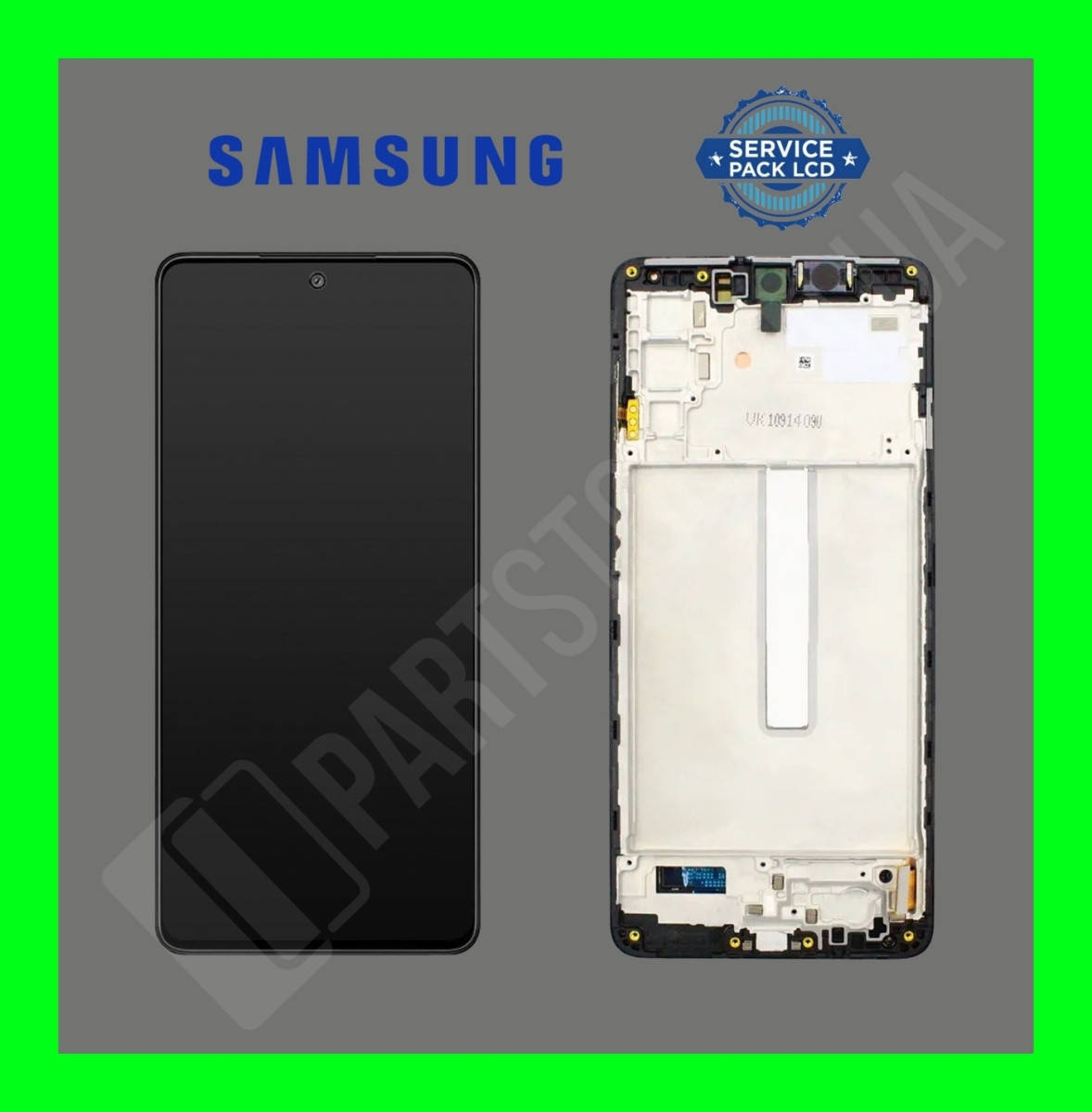 

Дисплей Samsung M526 Black M52 2021 (GH82-27094A) сервисный оригинал в сборе с рамкой, Черный