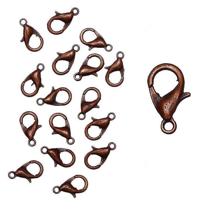 

Застежка карабин - лобстер медь 10х6 мм