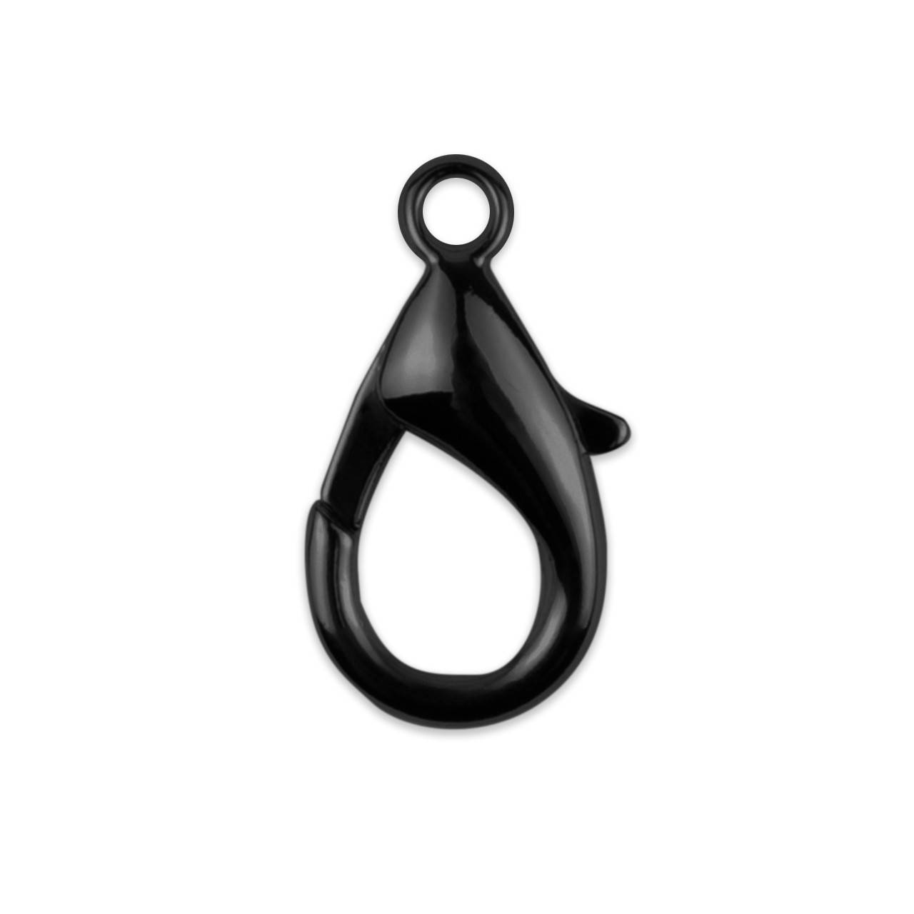 

Карабін лобстер 3 см Чорний металік, Черный металлик