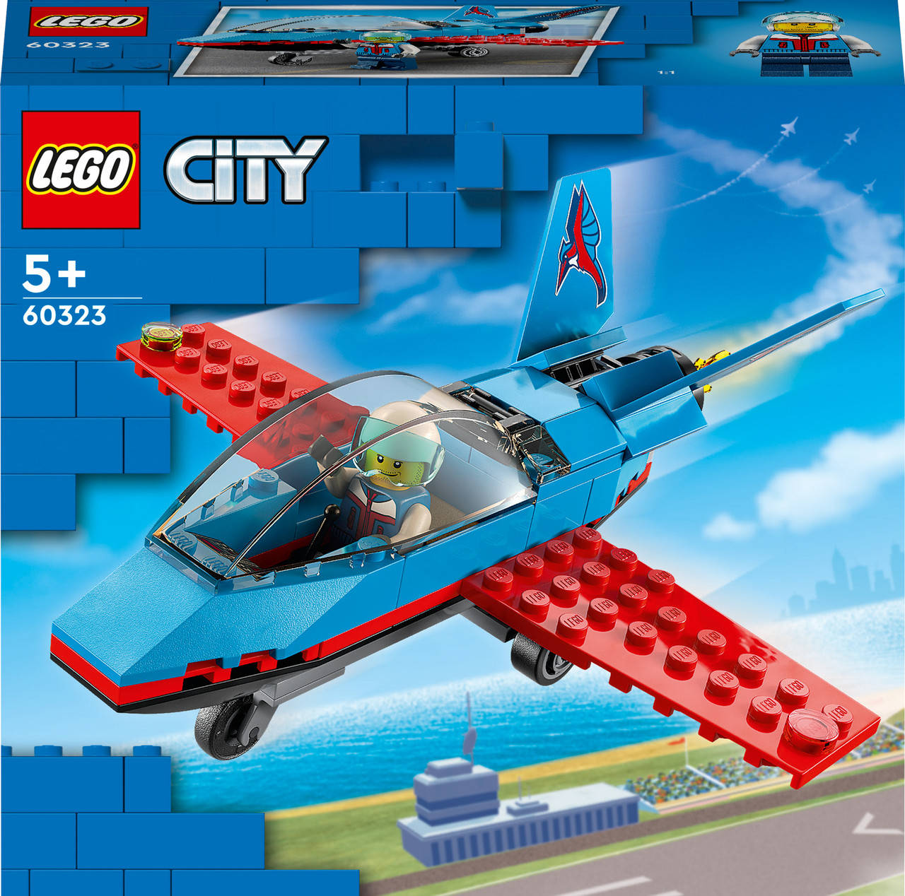 

Конструктор Лего Сити Каскадерский самолет Lego City (59 дет) 60323
