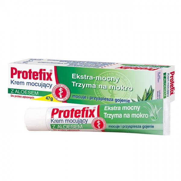 

Protefix, крепежный крем для зубных протезов с алоэ, 47г