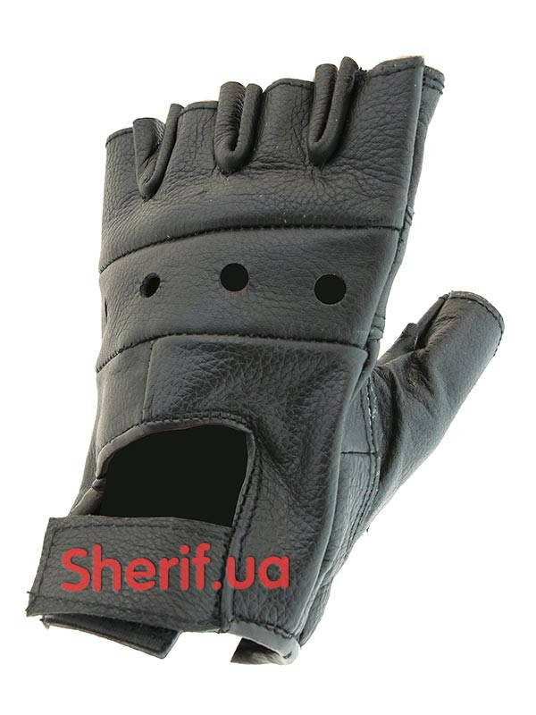 

Перчатки без пальцев кожаные Делюкс 15514 XXL