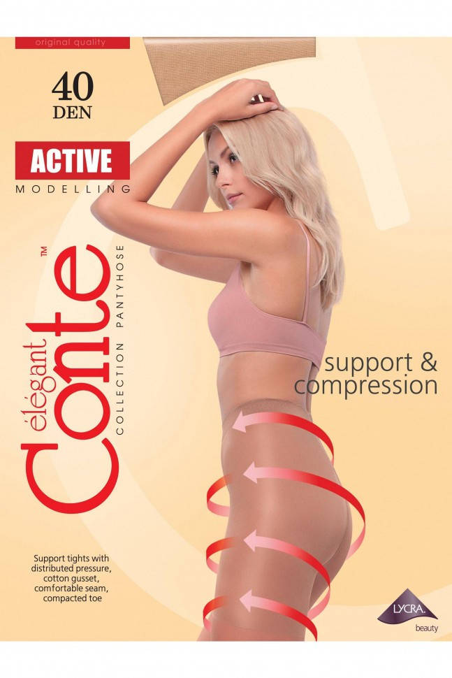 

Колготки женские Conte Active 40 Den, , nero, Черный