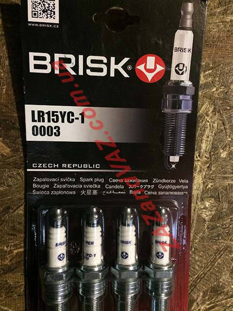 

Свечи зажигания BRISK LR15YС-1 ВАЗ 2105 2107 инжектор