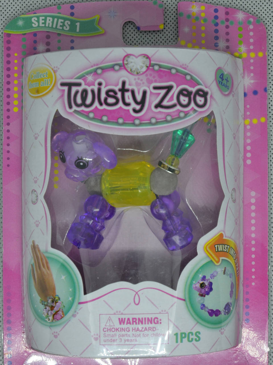 

Игрушка - браслет для девочек Собака. Twisty Petz Twisty ZOO Dog