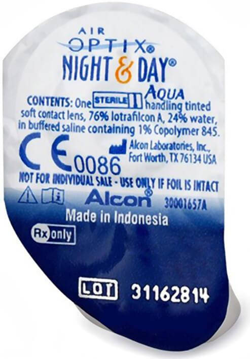 

Контактные линзы Alcon Air Optix Night & Day AQUA (BC=8.4, DIA=13.8) 1 линза
