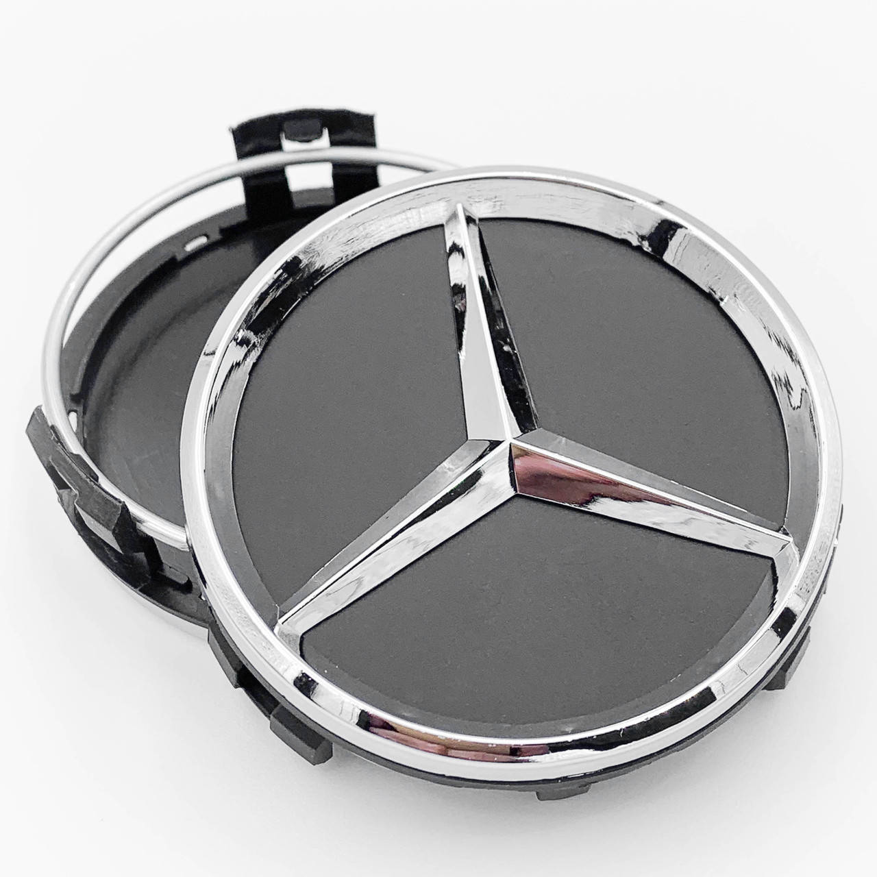 

Колпачки (заглушки) в литые диски Mercedes Benz (Мерседес) 60 мм Матово-Черные