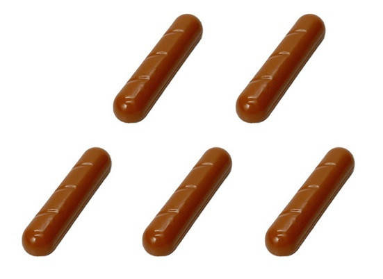 

Хлеб, 5шт. аксессуары для конструктора Лего, Коричневый