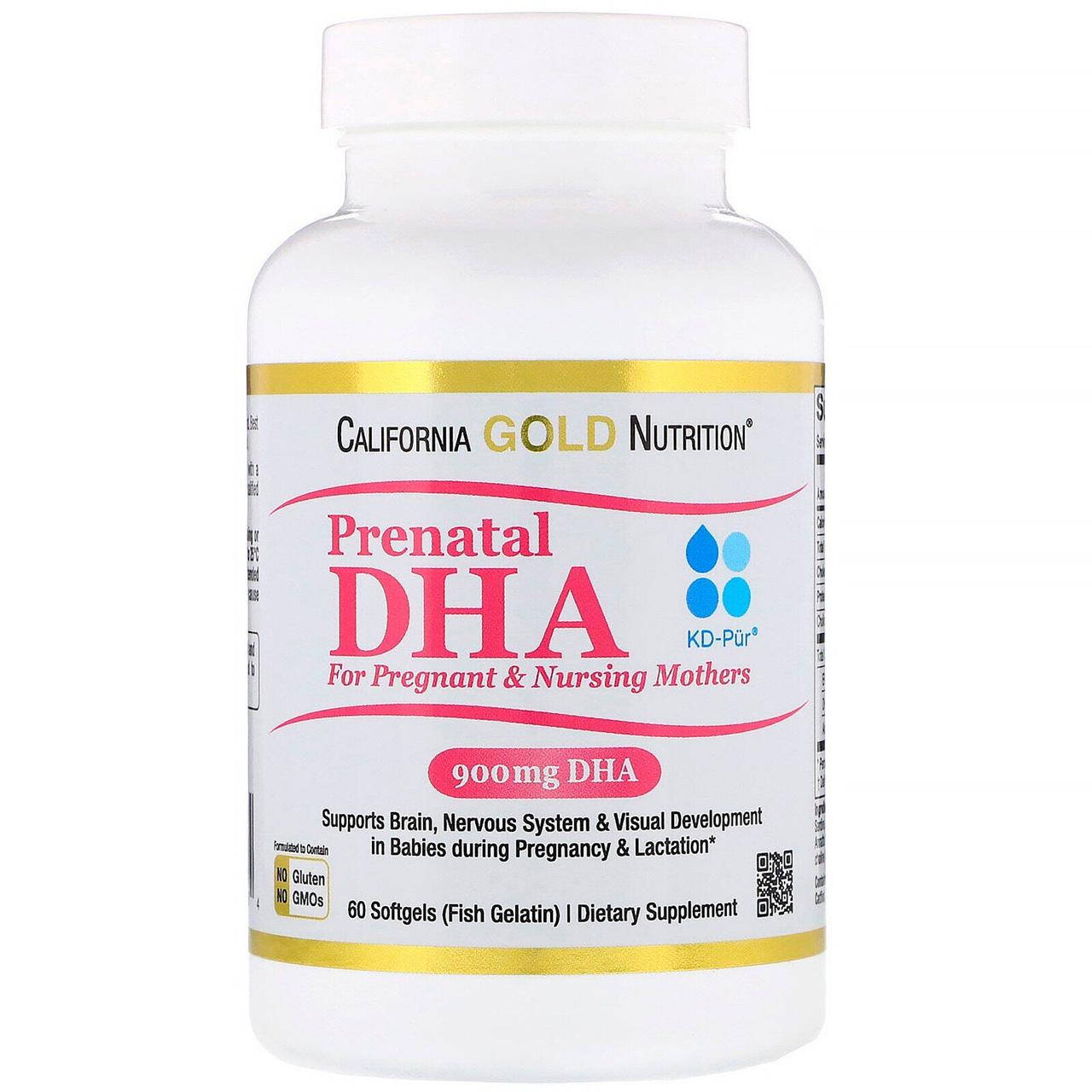 

CGN, Prenatal DHA (60 капс.), омега-3 для беременных, для кормящих