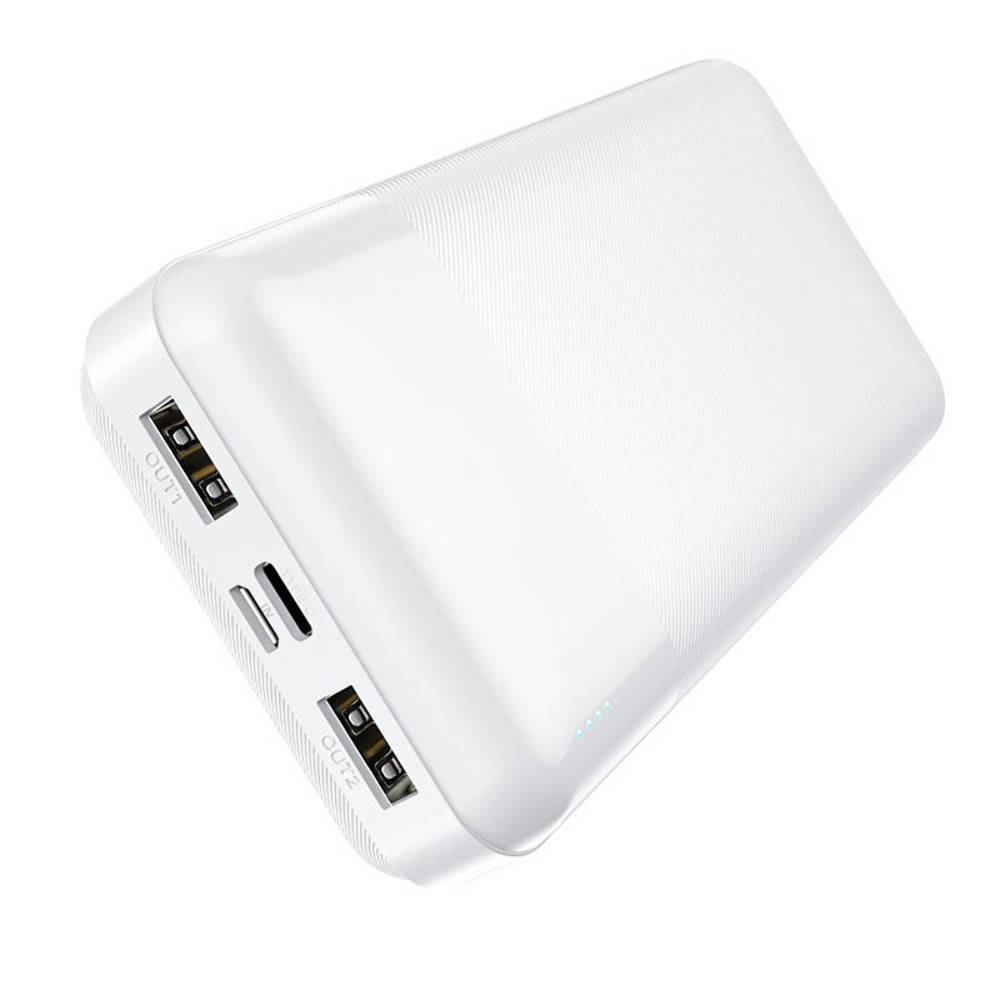 

Внешний портативный аккумулятор (Power bank) Hoco J72A 20000 mAh белый