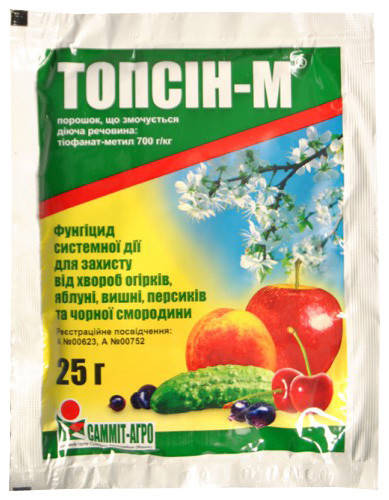 

Топсин-М фунгицид, 25 г, Саммит-Агро