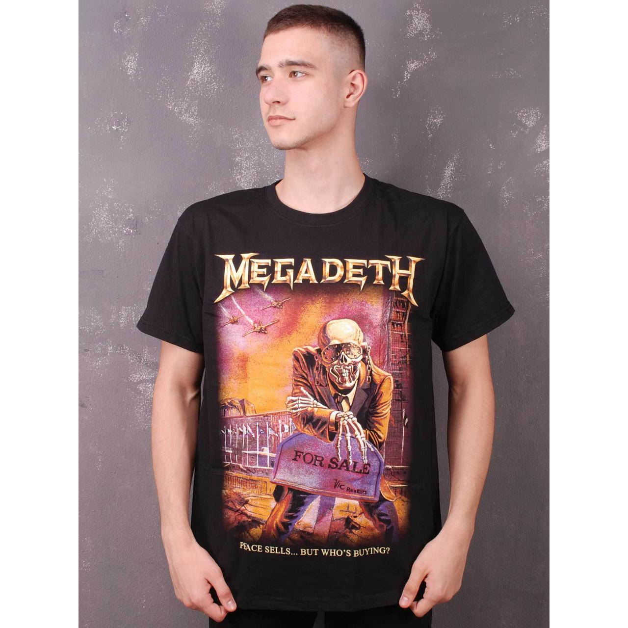 

Футболка мужская Megadeth - Peace Sells... But Who's Buying чёрная, Размер L