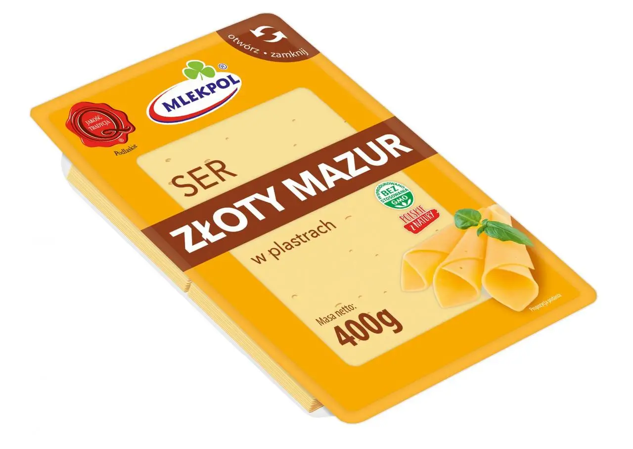 

Сыр Mlekpol Zloty Mazur 400 г