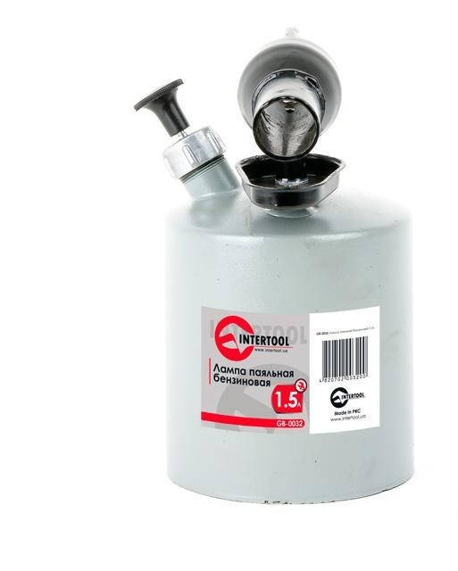

Лампа паяльная бензиновая 1.5 л INTERTOOL GB-0032