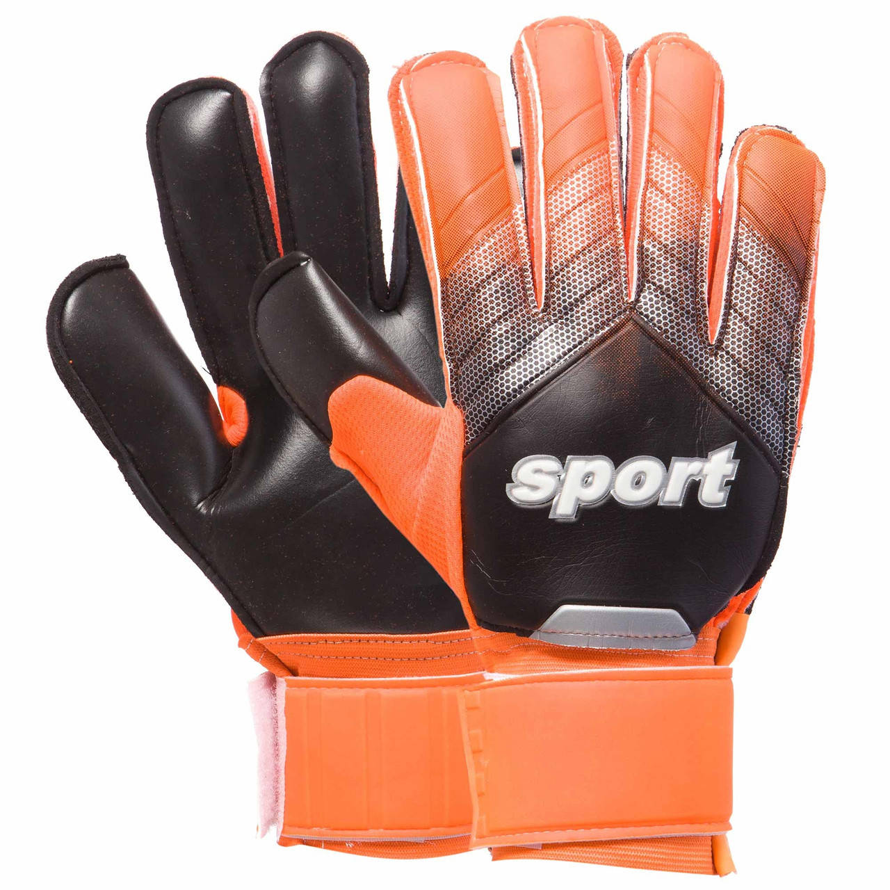 

Перчатки вратарские с защитой пальцев SP-Sport 8-10 920 оранжевый 9