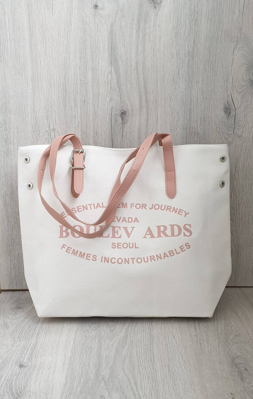 

Стильная пляжная сумка, коттон, ассортимент цветов, Разные цвета