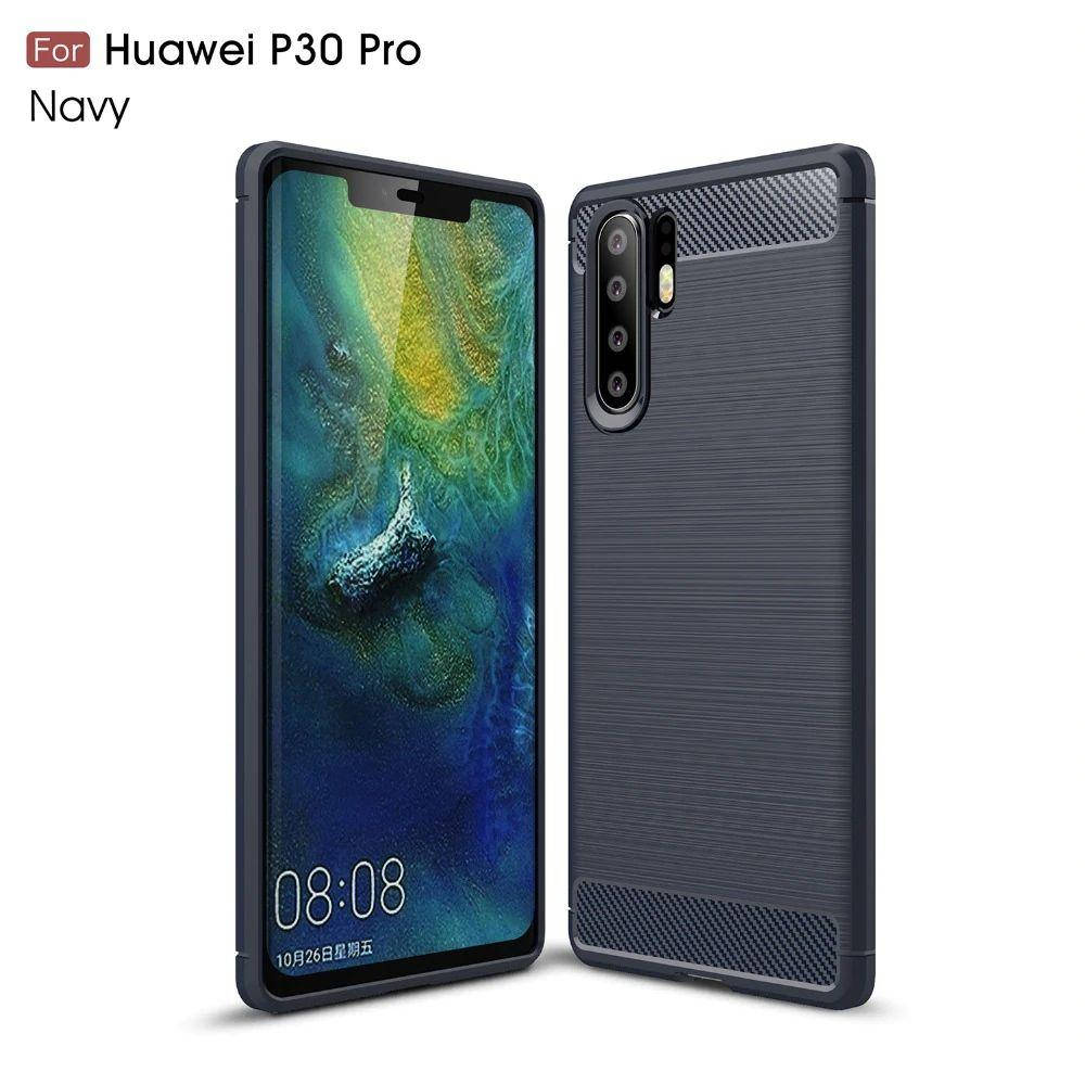 

TPU чехол накладка Urban для Huawei P30 Pro (4 цвета) синий