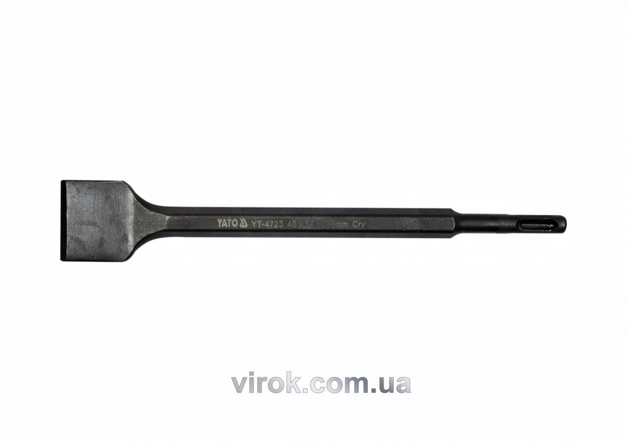 

Зубило YATO Cr-V з SDS+ хвостовиком "лопатка" 20х14 мм l=250 мм YT-4723