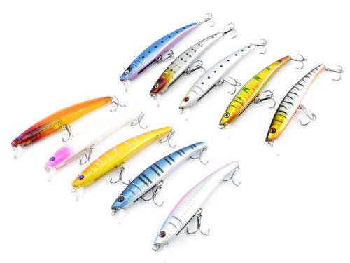 

Набор из 10 разноцветных воблеров приманок 11см 12г