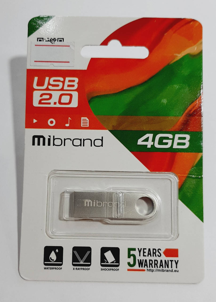 

Флеш накопитель (Флешка) Mibrand 4GB
