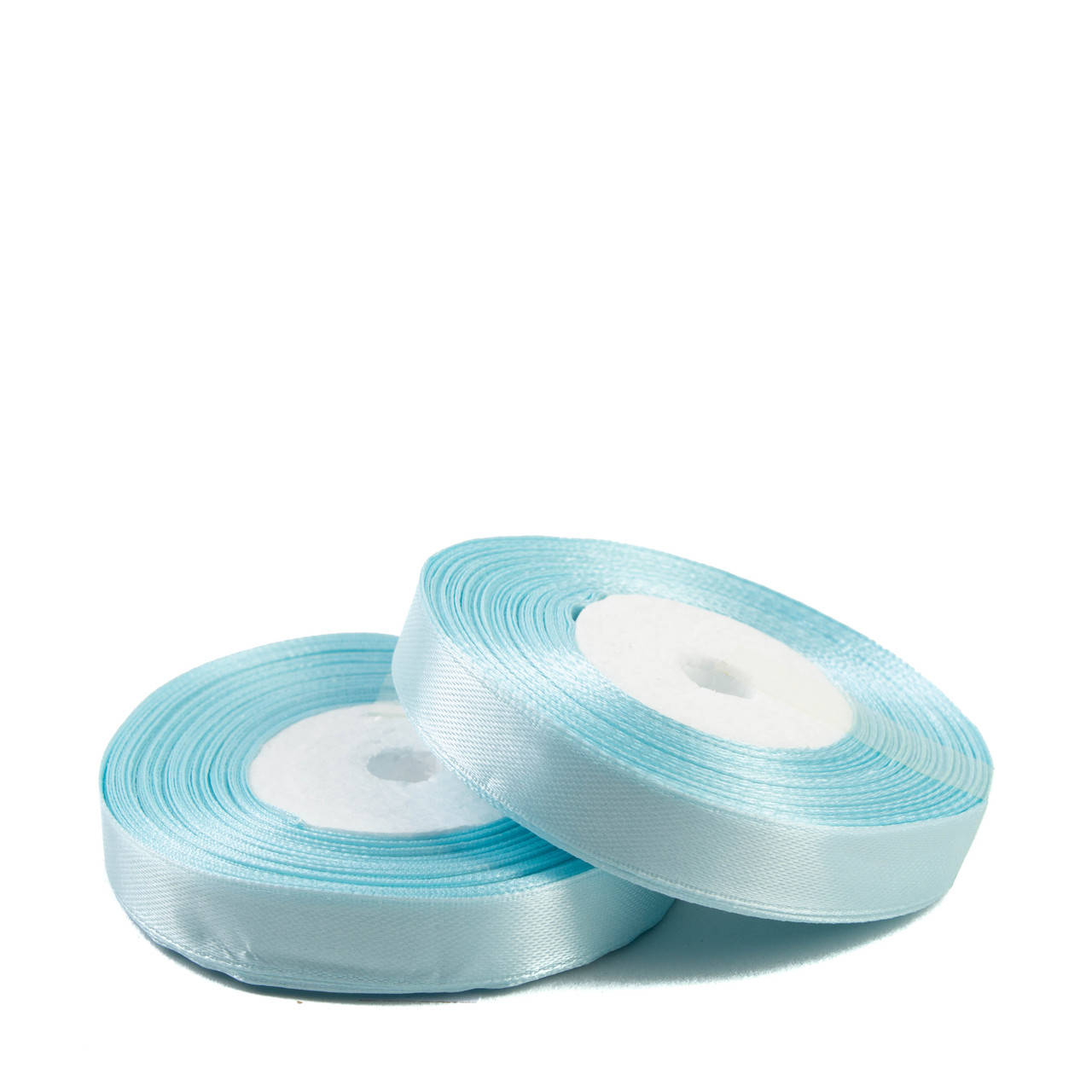

Лента атласная 1,2 см (23 м) нежно-голубая, Голубой
