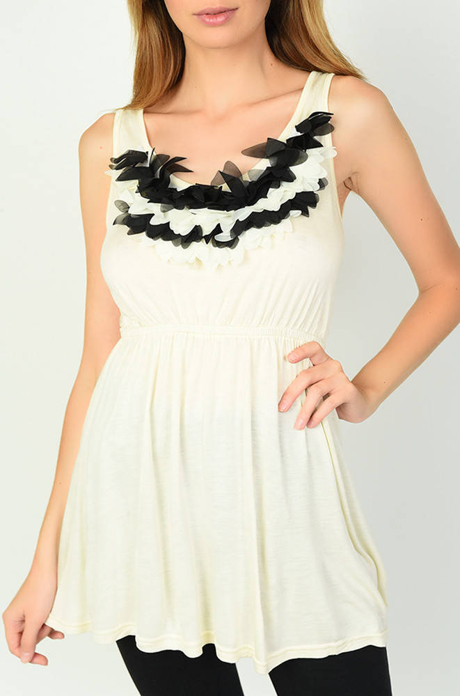 

Туника женская кремовая 134720M