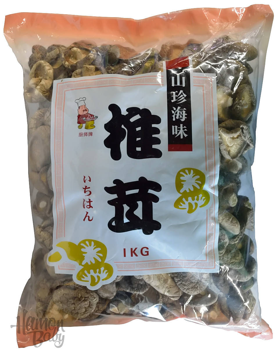 

Грибы шиитаки, сушеные, 2-3 см, 1 кг, ТМ Shanyuan, Китай