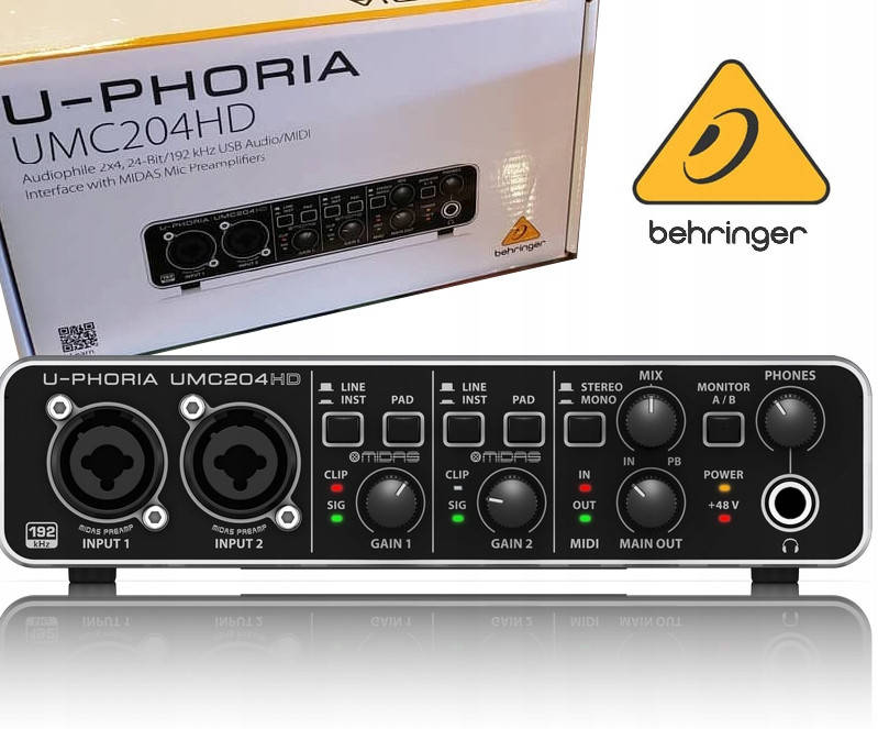 

Звуковая карта Behringer UMC204 HD