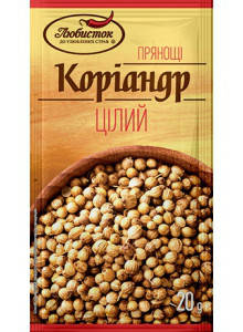 

Коріандр цілий "Любисток" 20г (1*10/40)