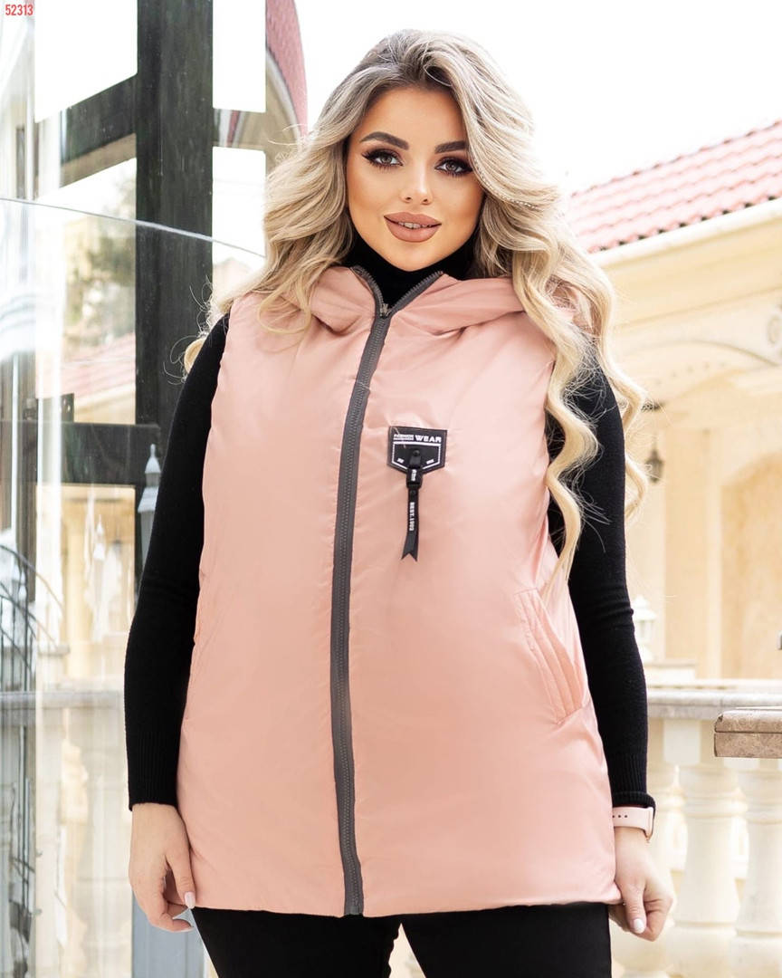 

Жилетка двухсторонняя Размеры: 48-50, 52-54, 56-58, 60-62, Разные цвета