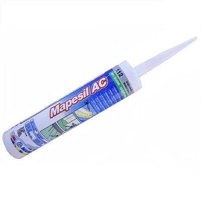 

Mapei Mapesil AC 0.31 кг Однокомпонентный силиконовый герметик на уксусной основе
