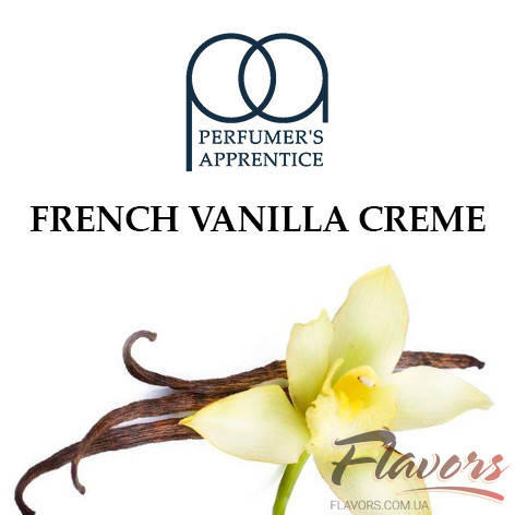 

Ароматизатор The perfumer's apprentice TPA French Vanilla Creme (Французский ванильный крем) 10 мл.