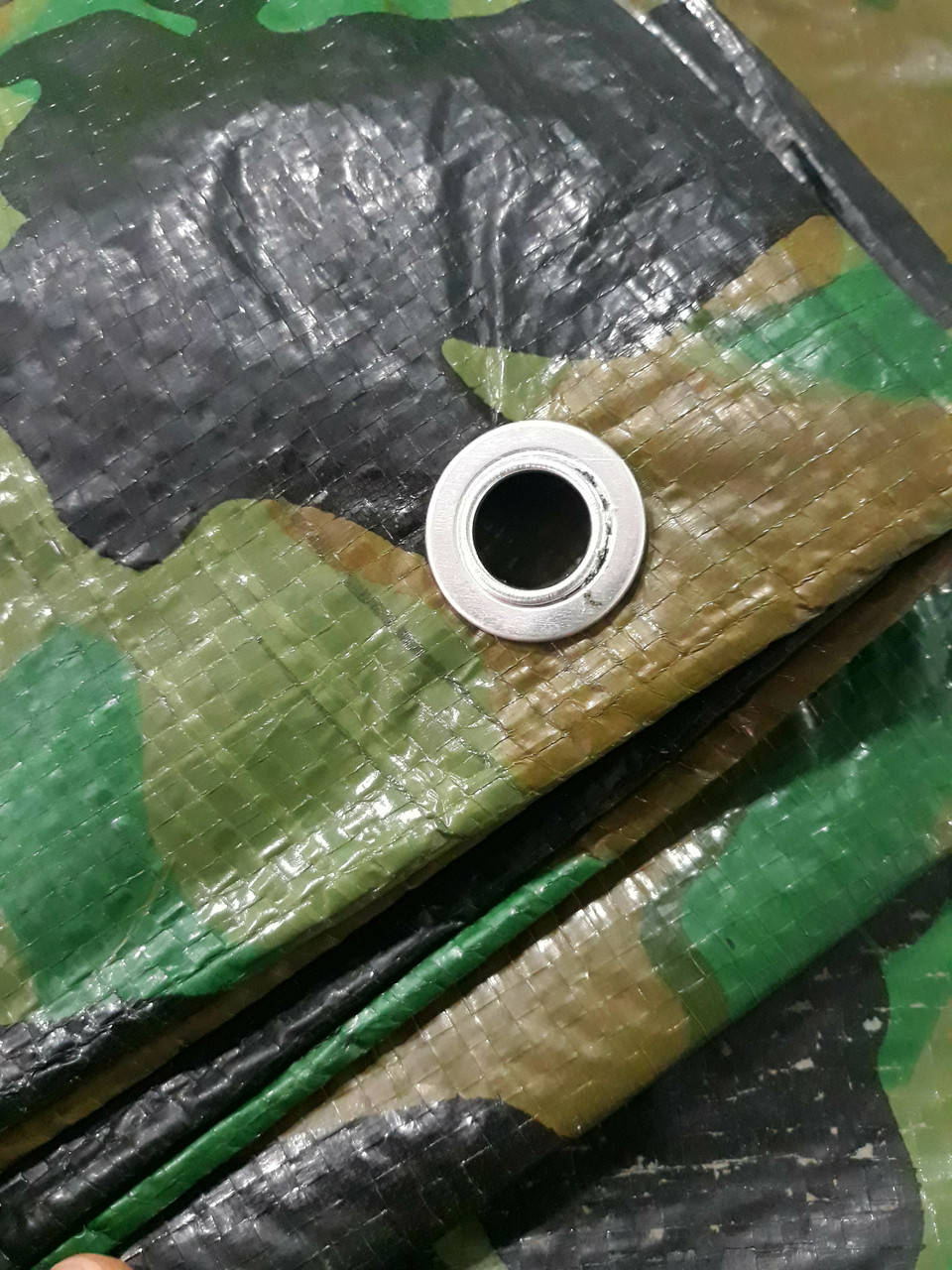 

Тент от дождя и снега "Камуфляж" 90g\m2 2х3м. Ламинированный с кольцами. Пологи., Хаки