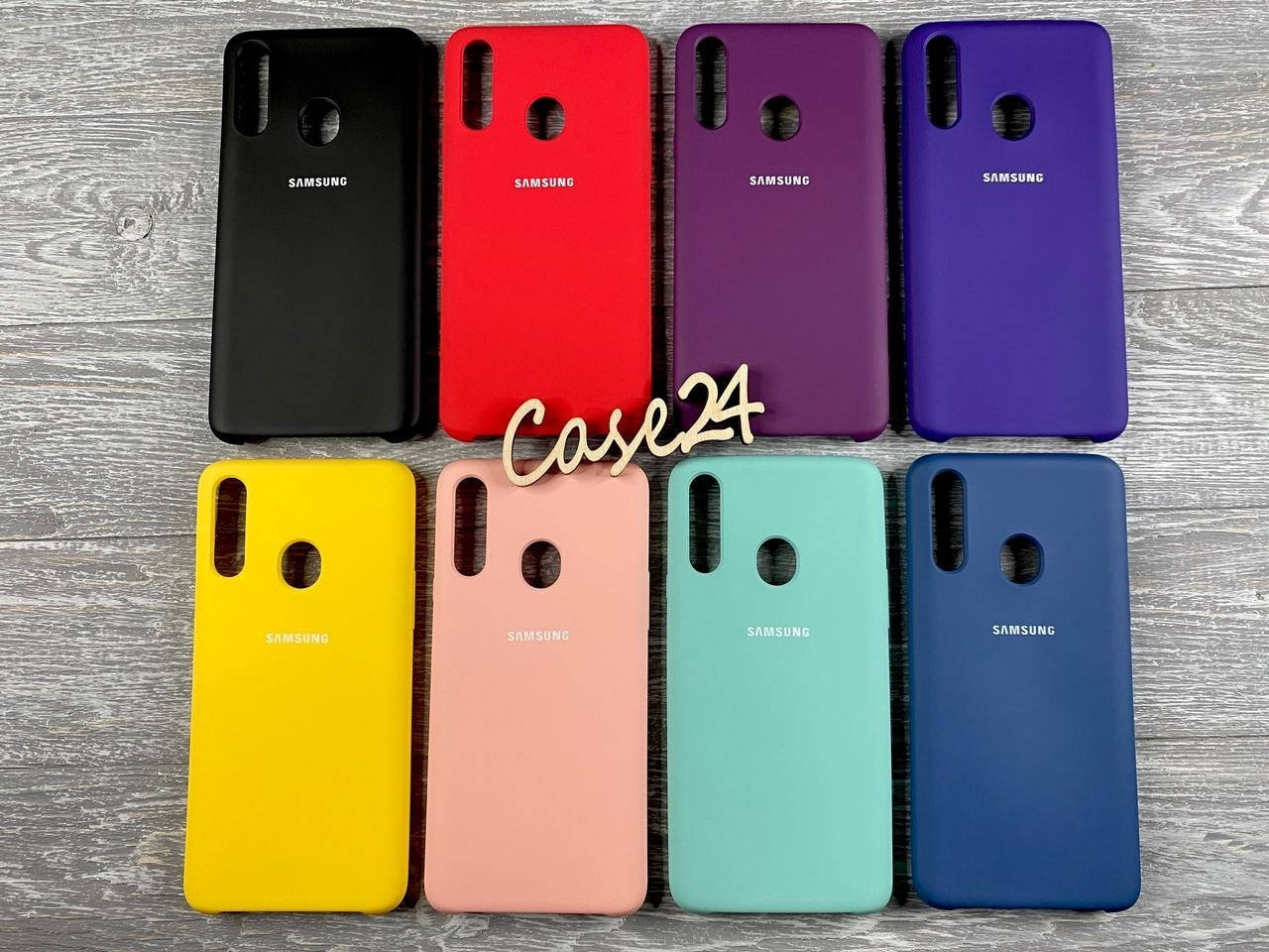 

Чехол Soft touch на Samsung Galaxy A20S (8 цветов), Разные цвета