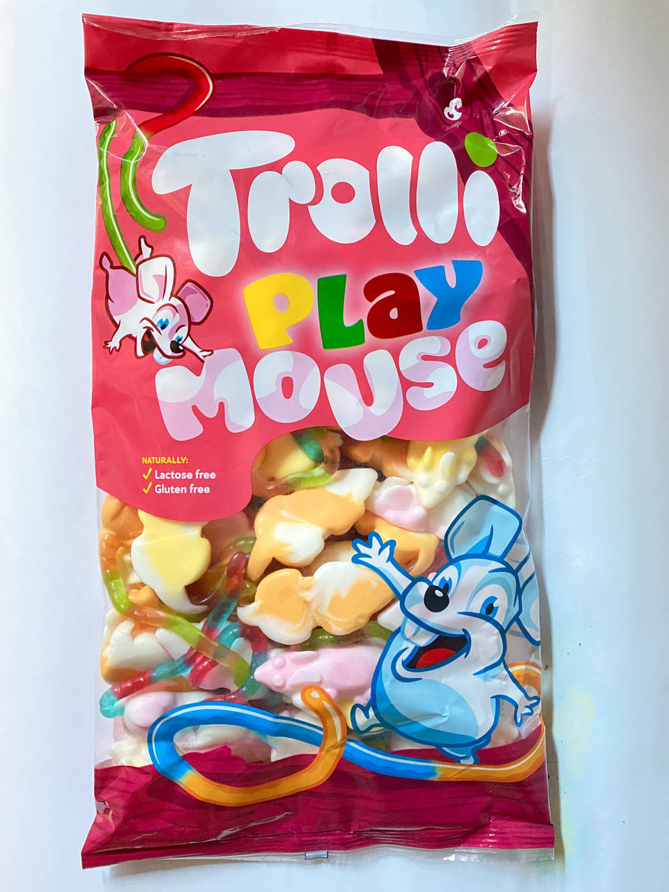 

Trolli play mouse жевательный мармелад (мышки) 1 кг (пакет)