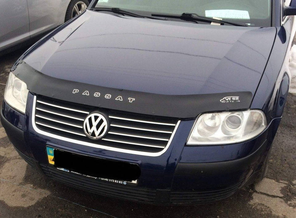 

Дефлектор на капот (мухобойки) Volkswagen Passat (B5+) 2001-2005 /рестайлинг